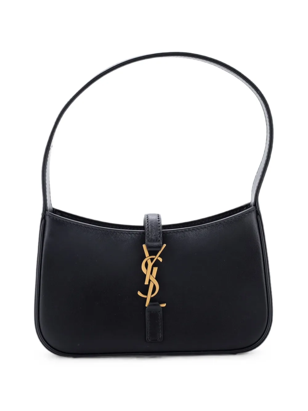 Saint Laurent Pre-Owned Le 5 a 7 Hobo Leather Mini shoulder bag - Black