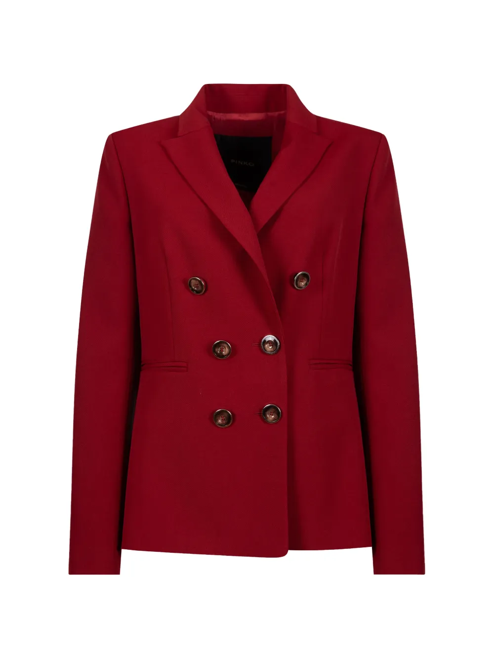 PINKO double-breasted peak-lapel blazer - Rot