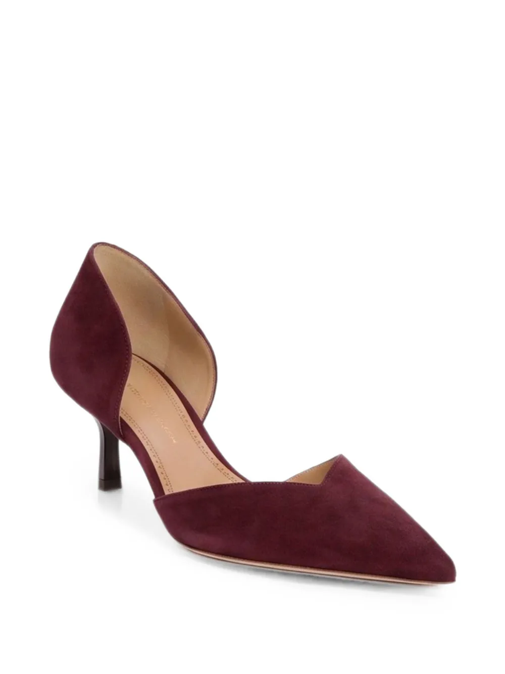 Victoria Beckham Angle d'Orsay pumps Rood