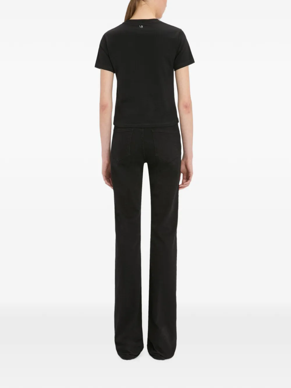Victoria Beckham Jamie T-shirt in Black, view 3