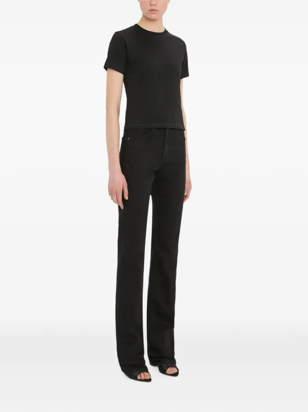 Victoria Beckham Jamie T-shirt in Black, view 2