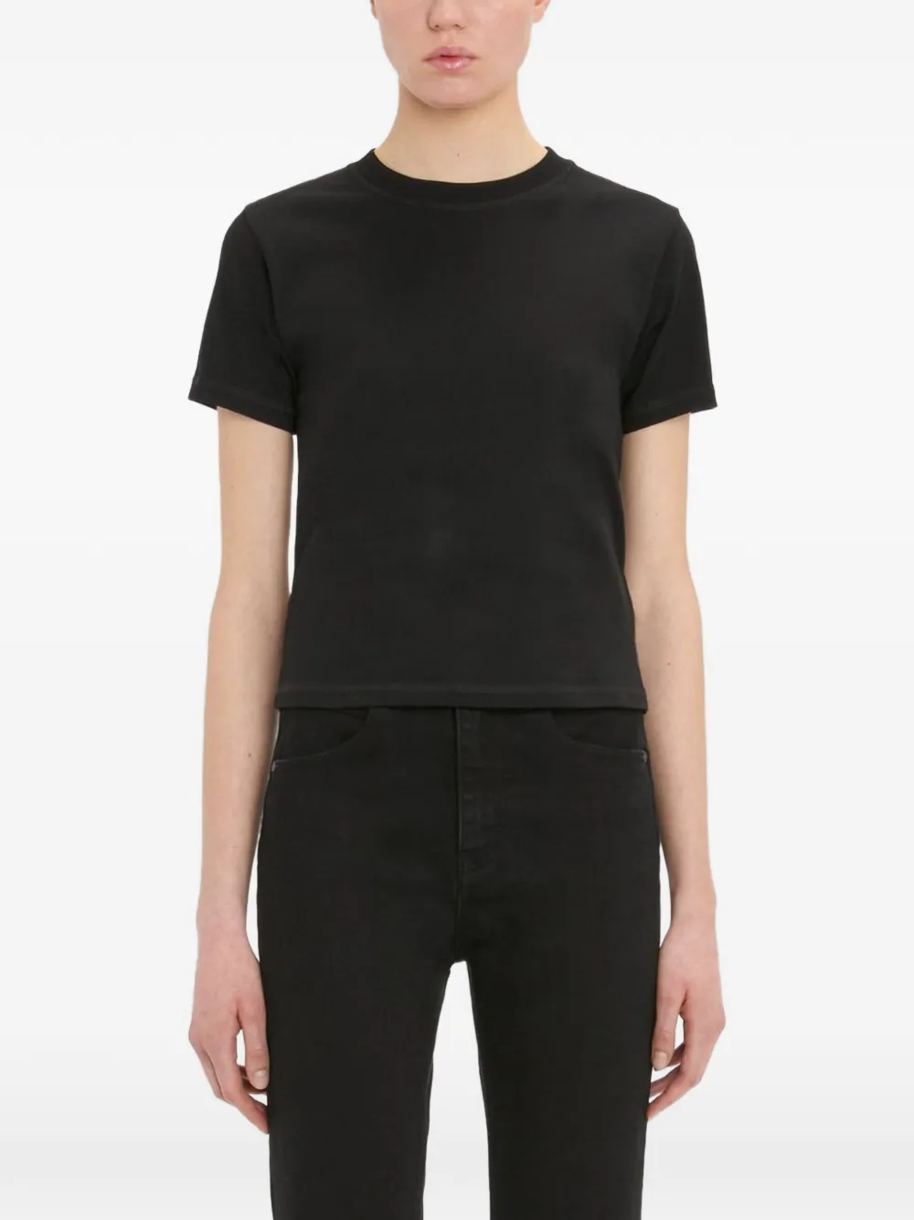 Victoria Beckham Jamie T-shirt in Black, view 4