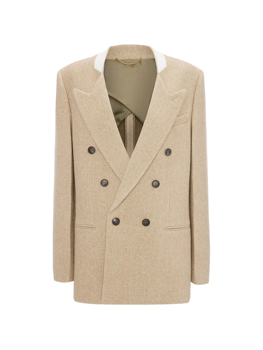 Victoria Beckham Beatrice double-breasted blazer - Toni neutri