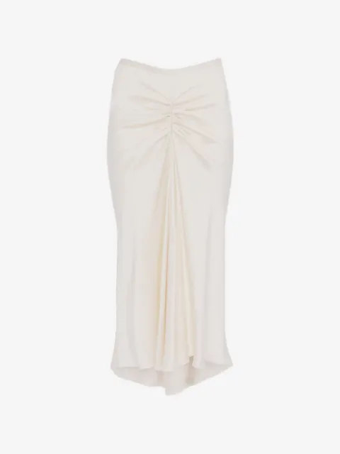 Victoria Beckham Bela asymmetric midi skirt