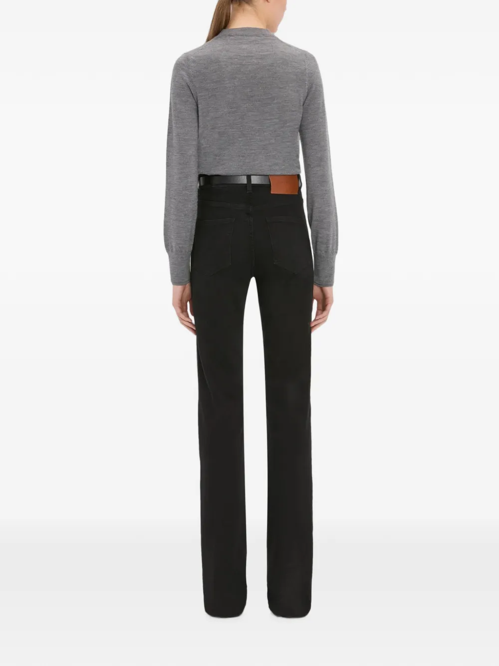 Victoria Beckham Austen trui met hoge hals Grijs