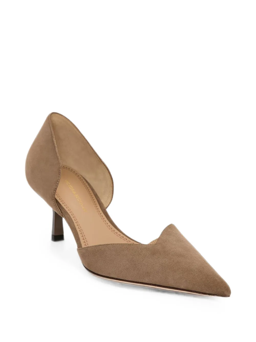 Victoria Beckham Angle D'Orsay pumps Bruin
