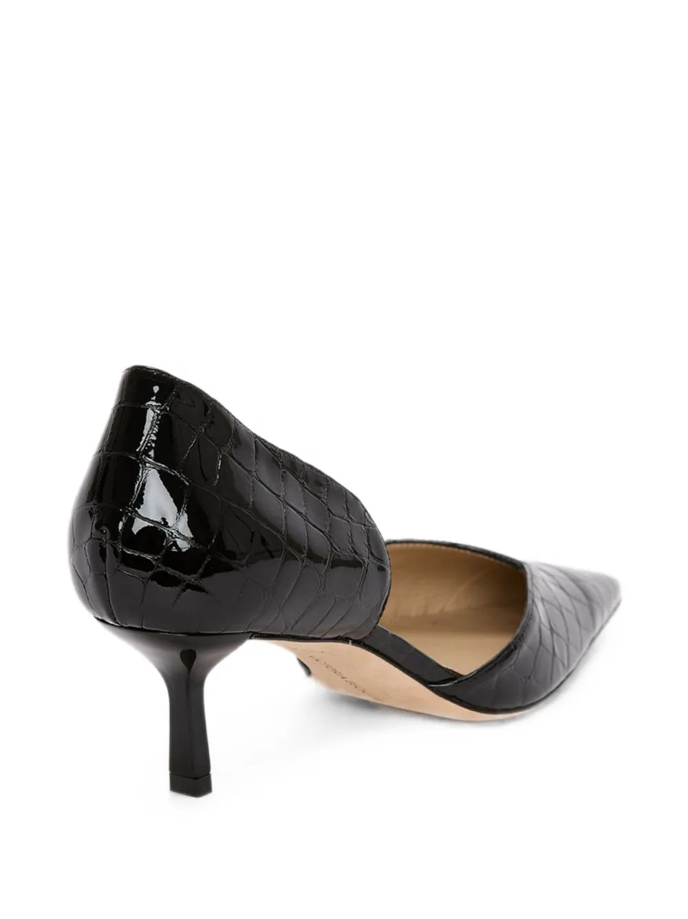 Victoria Beckham Victoria Angle D'Orsay heeled pumps Zwart