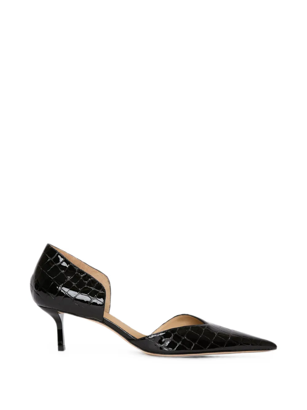 Victoria Beckham Victoria Angle D'Orsay heeled pumps Zwart