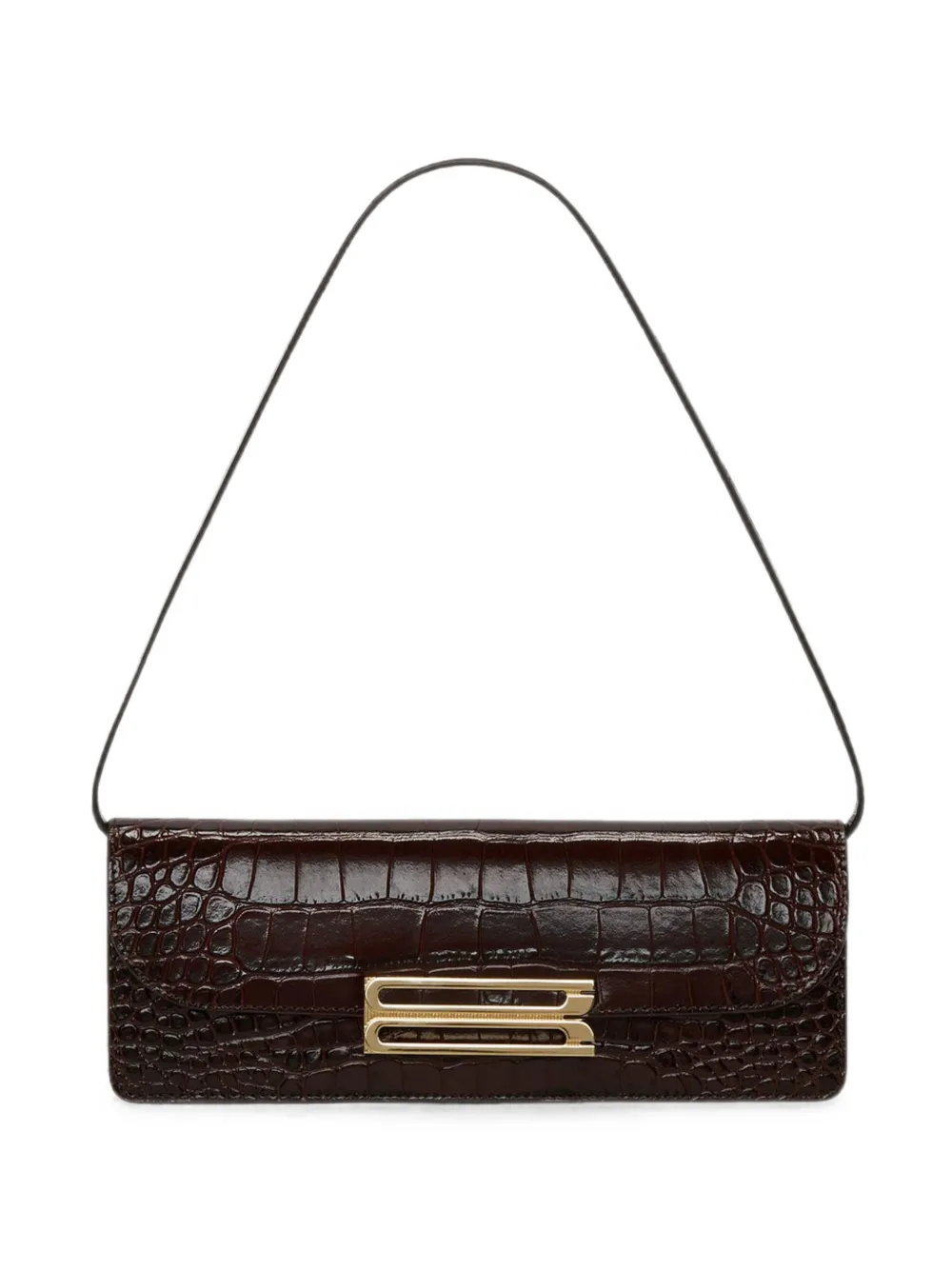 Victoria Beckham Dorian East-west Bag In Brown