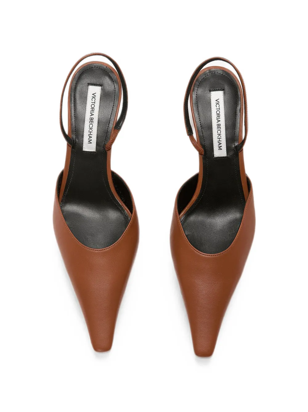 Victoria Beckham Sloane slingback pumps Bruin
