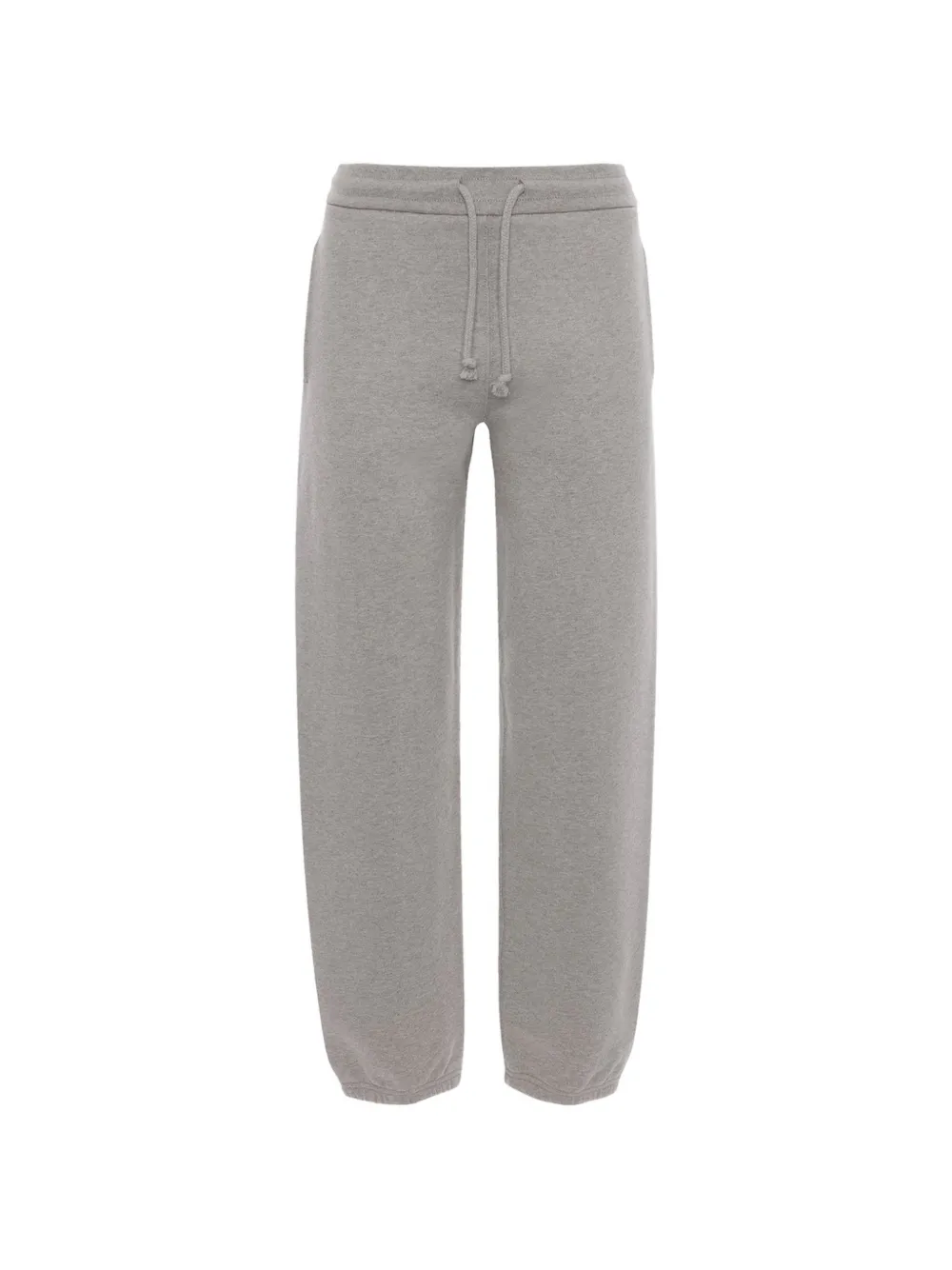 Victoria Beckham Logo-embroidered Track Pants In Gray