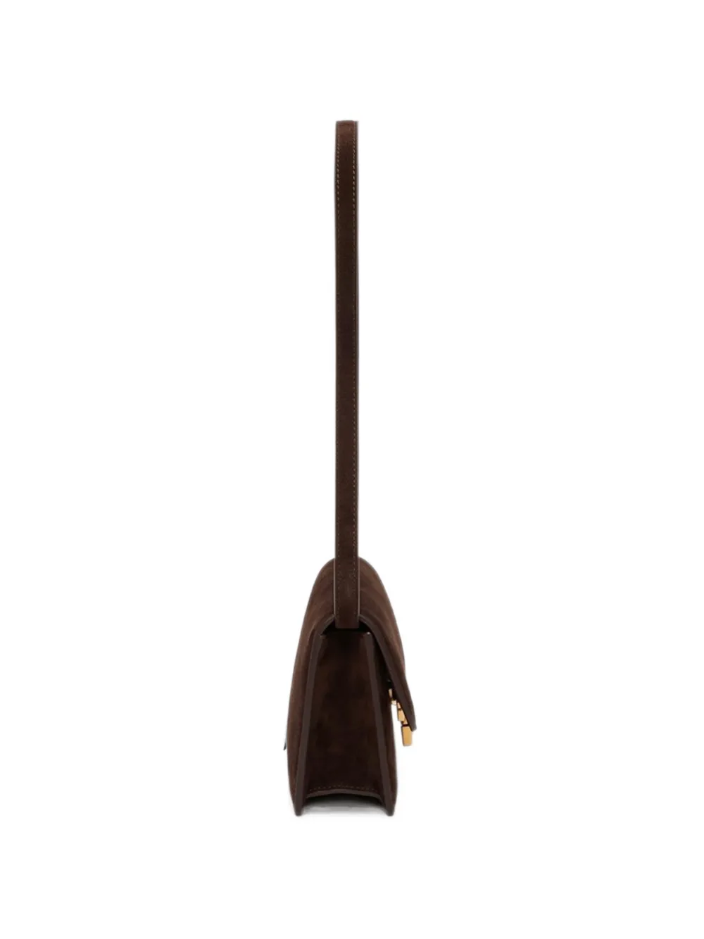 Victoria Beckham Dorian East-west Shoulder Bag in Brown, view 4