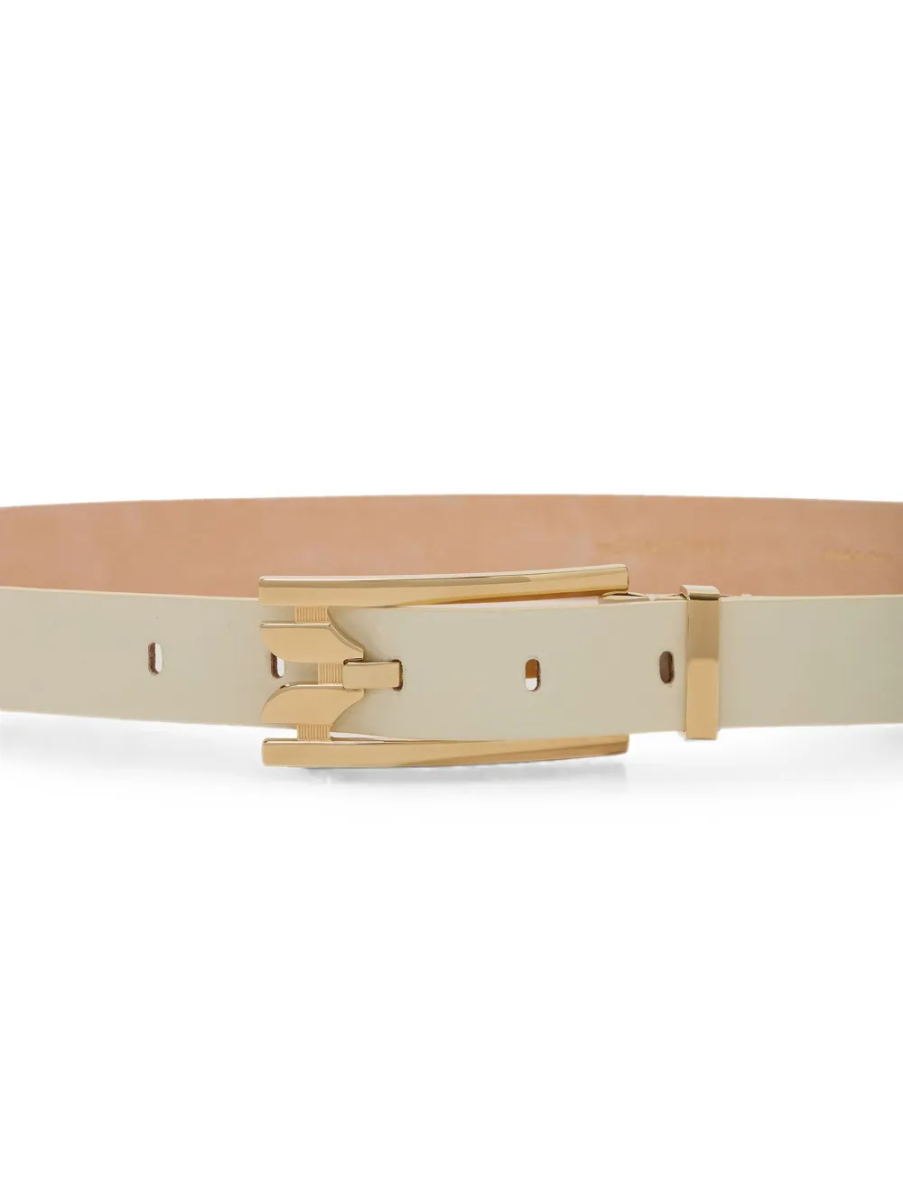 Victoria Beckham Dorian leren riem Wit