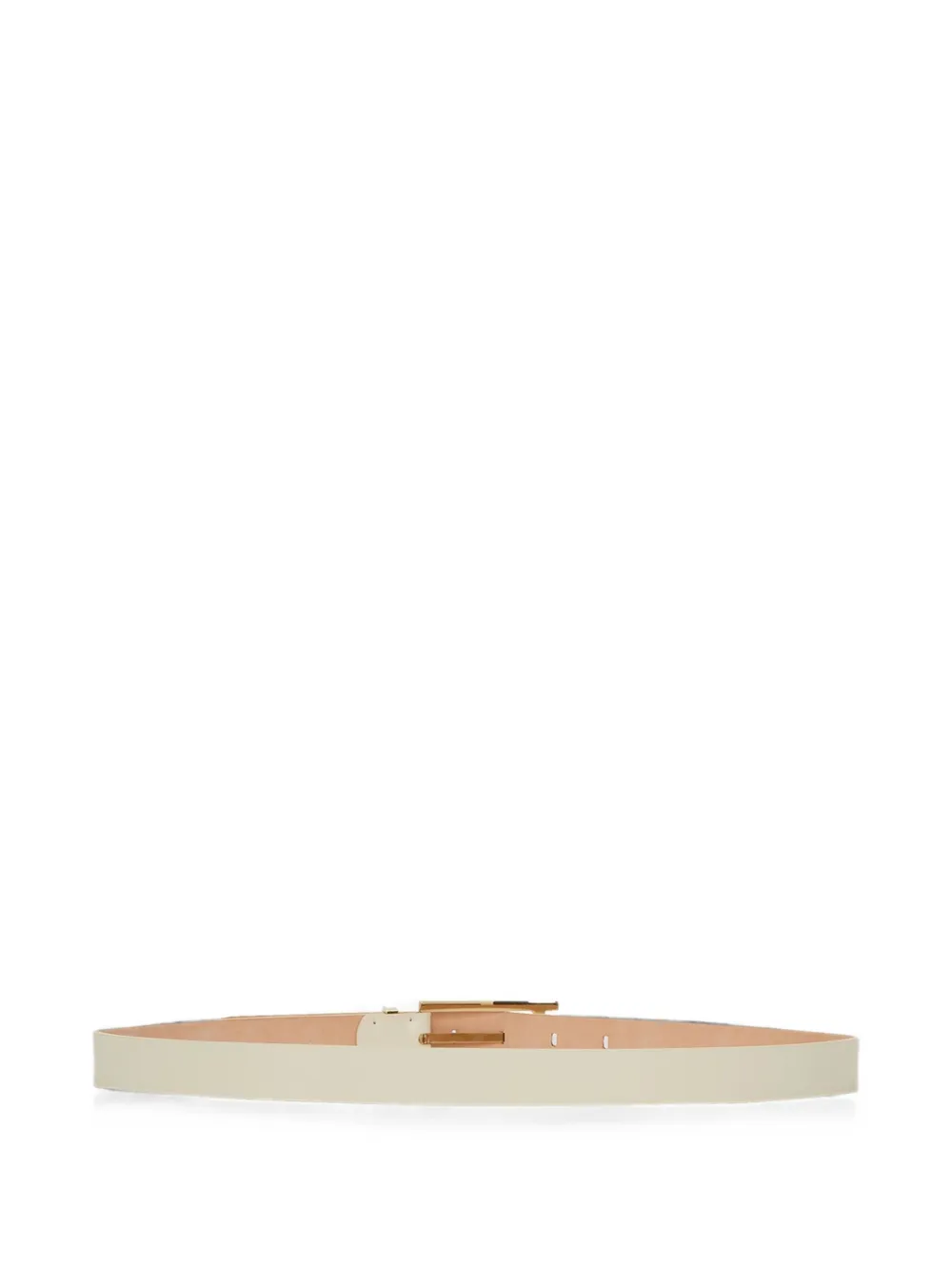 Victoria Beckham Dorian leren riem Wit