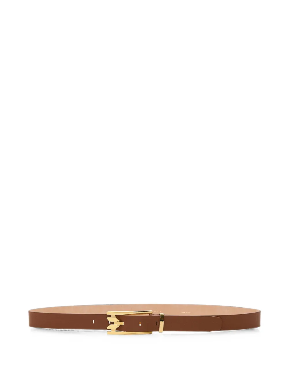 Victoria Beckham Dorian Pin-buckle Belt In Brown