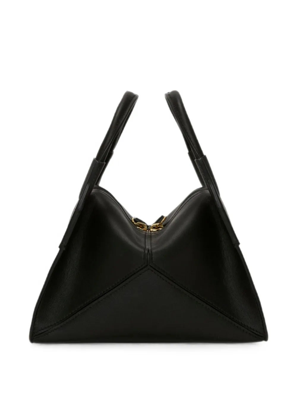 Victoria Beckham Kleine Plié leren shopper Zwart