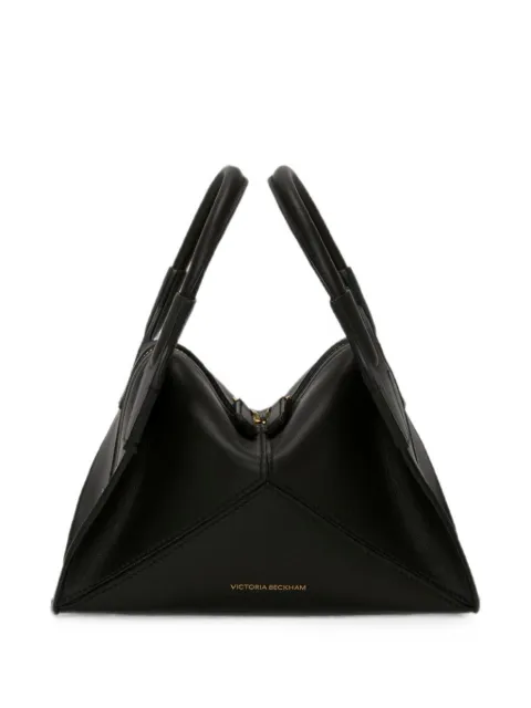 Victoria Beckham tote Plié mini de piel