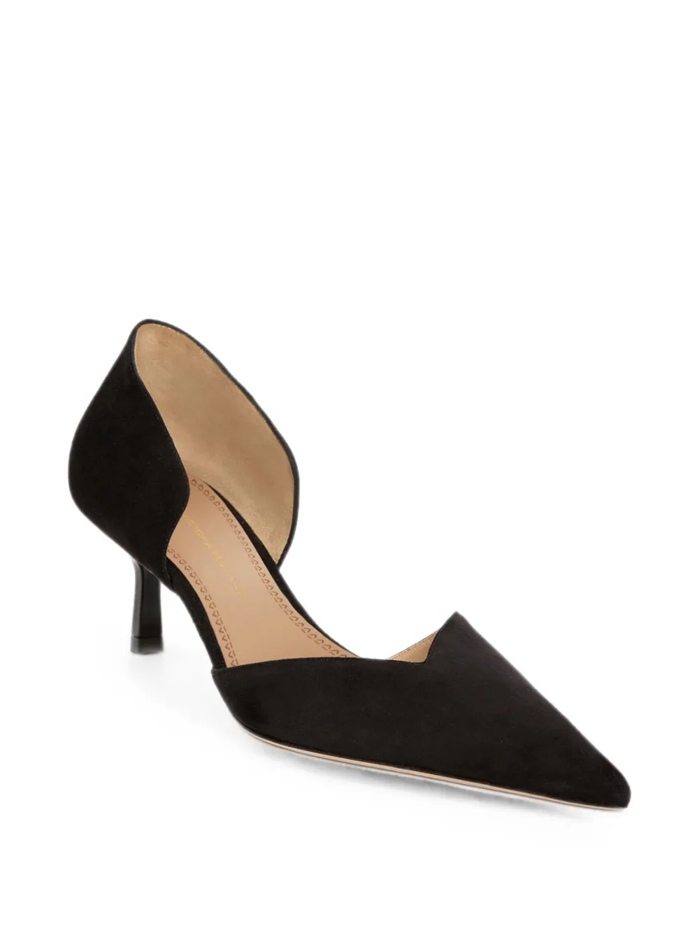 Victoria Beckham Victoria Angle D'Orsay heeled pumps Zwart