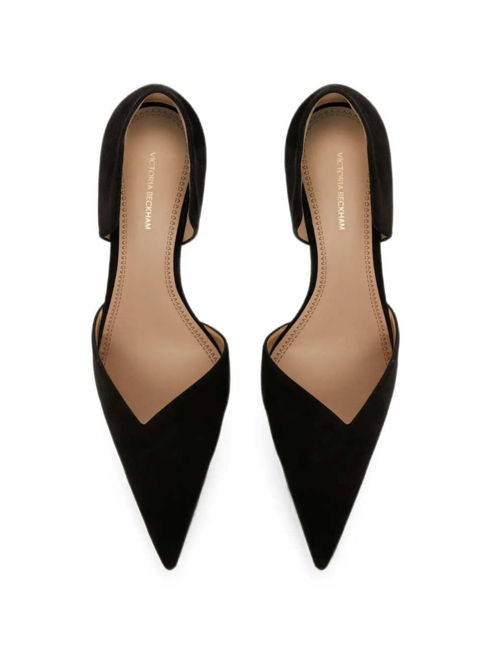 Victoria Beckham Victoria Angle D'Orsay heeled pumps Zwart