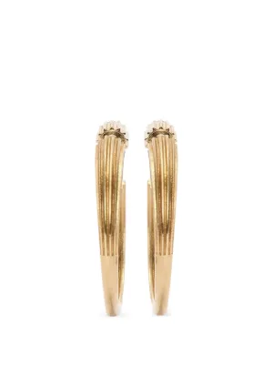 LEMAIRE Curved Mini Drop ピアス | ゴールドトーン | FARFETCH JP