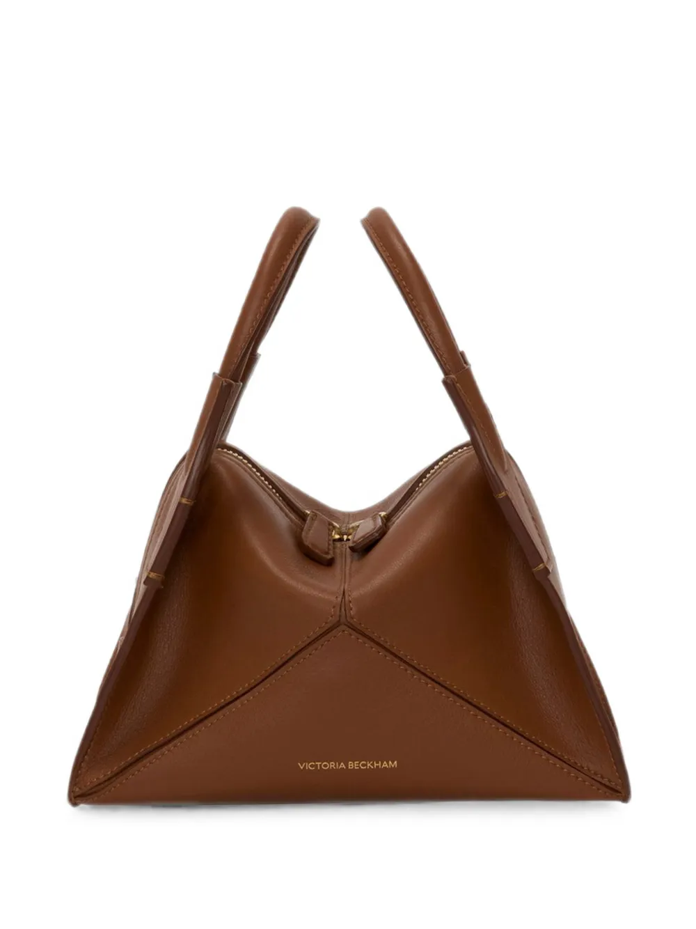 Victoria Beckham mini Plié tote bag - Brown