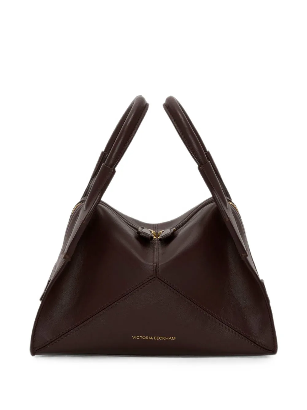 Victoria Beckham mini Plié leather tote bag - Red