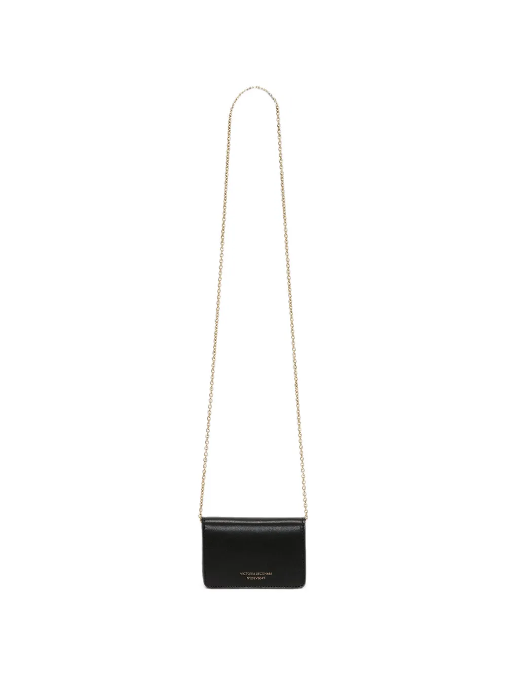 Victoria Beckham Dorian leren mini-crossbodytas Zwart