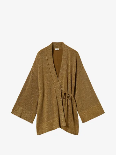 TWINSET kimono-style cardigan with lurex