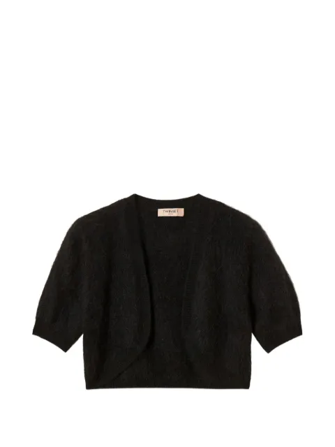 TWINSET brushed wool-blend shrug