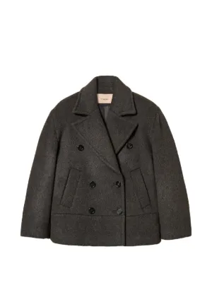 Prada Herringbone notched-lapel Coat | Grey | FARFETCH