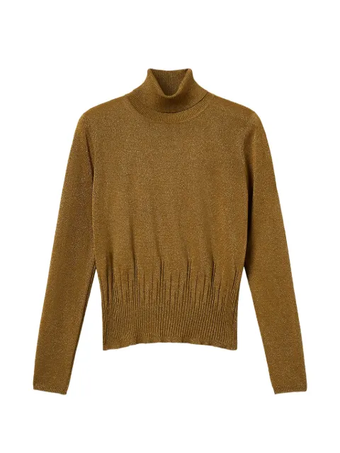 TWINSET turtleneck jumper with lurex