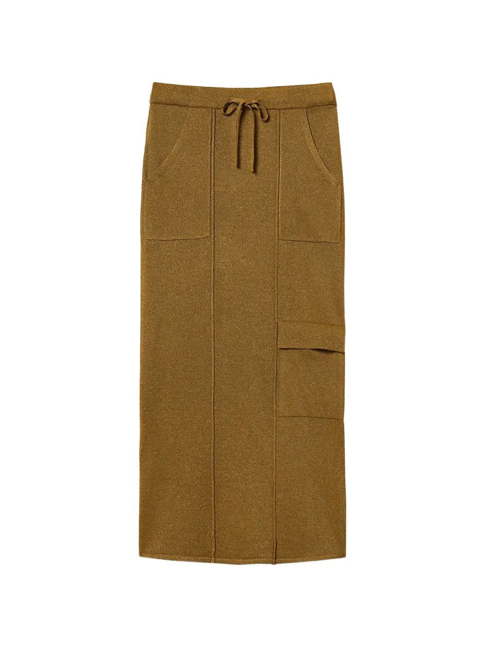 TWINSET Midirock mit Lurex - Gold