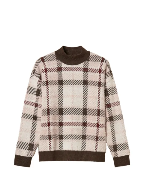 TWINSET chequered jacquard jumper
