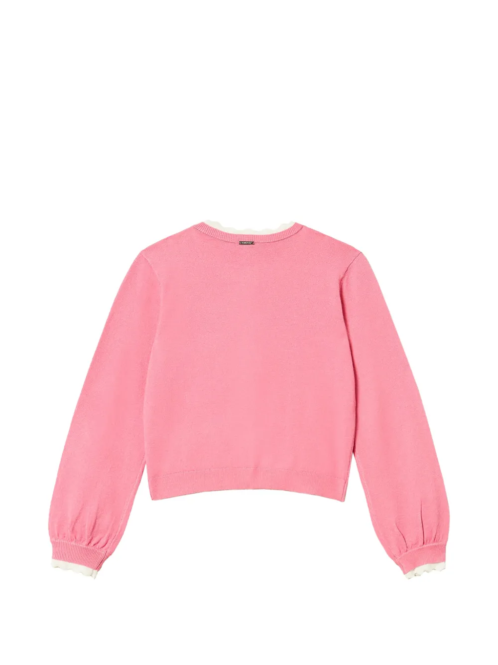 TWINSET Kids Vest met hart en logo Roze