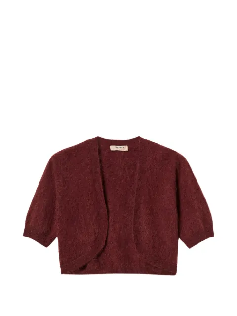 TWINSET nolero jacket made of brushed wool-blend