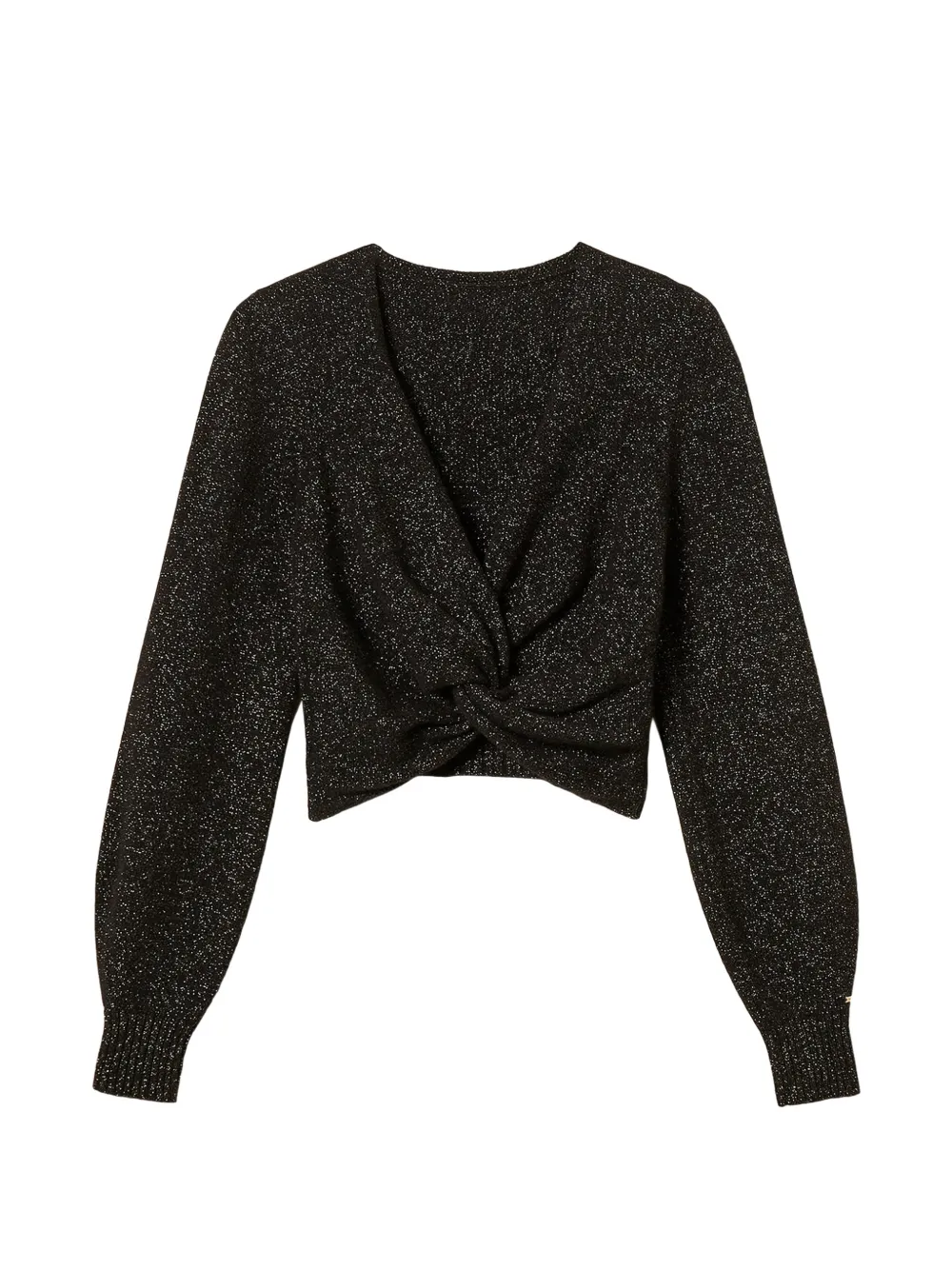 TWINSET Trui van wolblend met lurex Zwart
