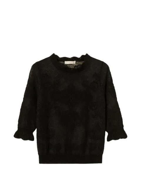TWINSET jacquard alpaca blend jumper