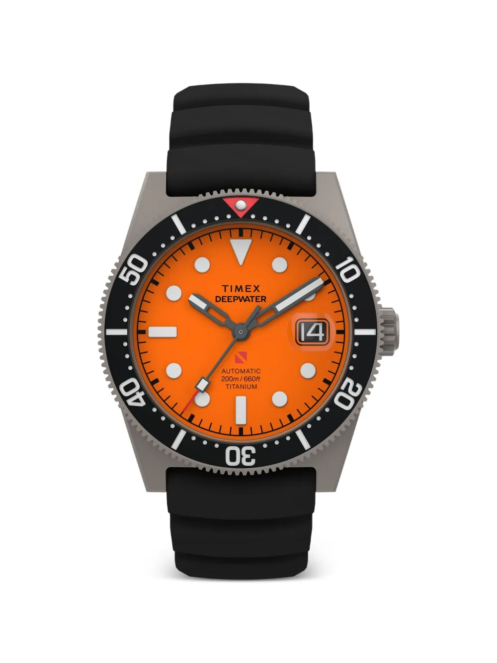 TIMEX Orologio Deepwater Reef Titanium 41mm - Arancione