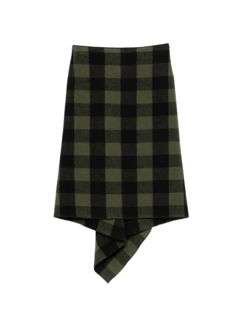 Nº21 falda midi con motivo de cuadros
