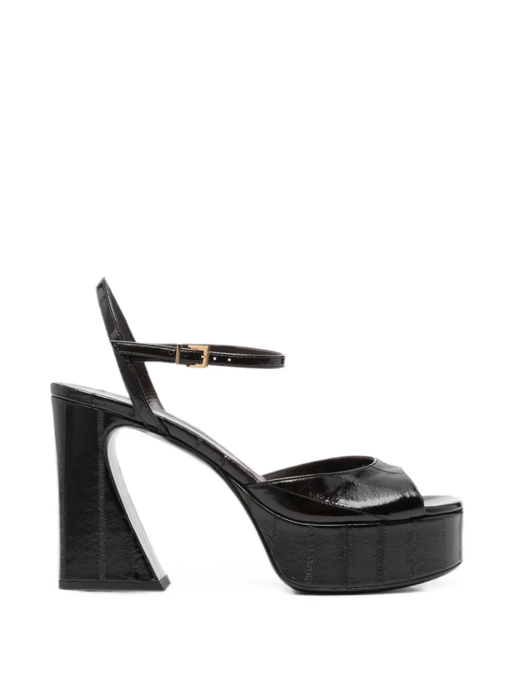 FENDI Arco ankle-strap sandals - Marrone