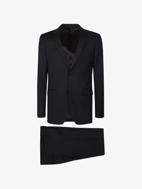 Lardini costume en laine à simple boutonnage