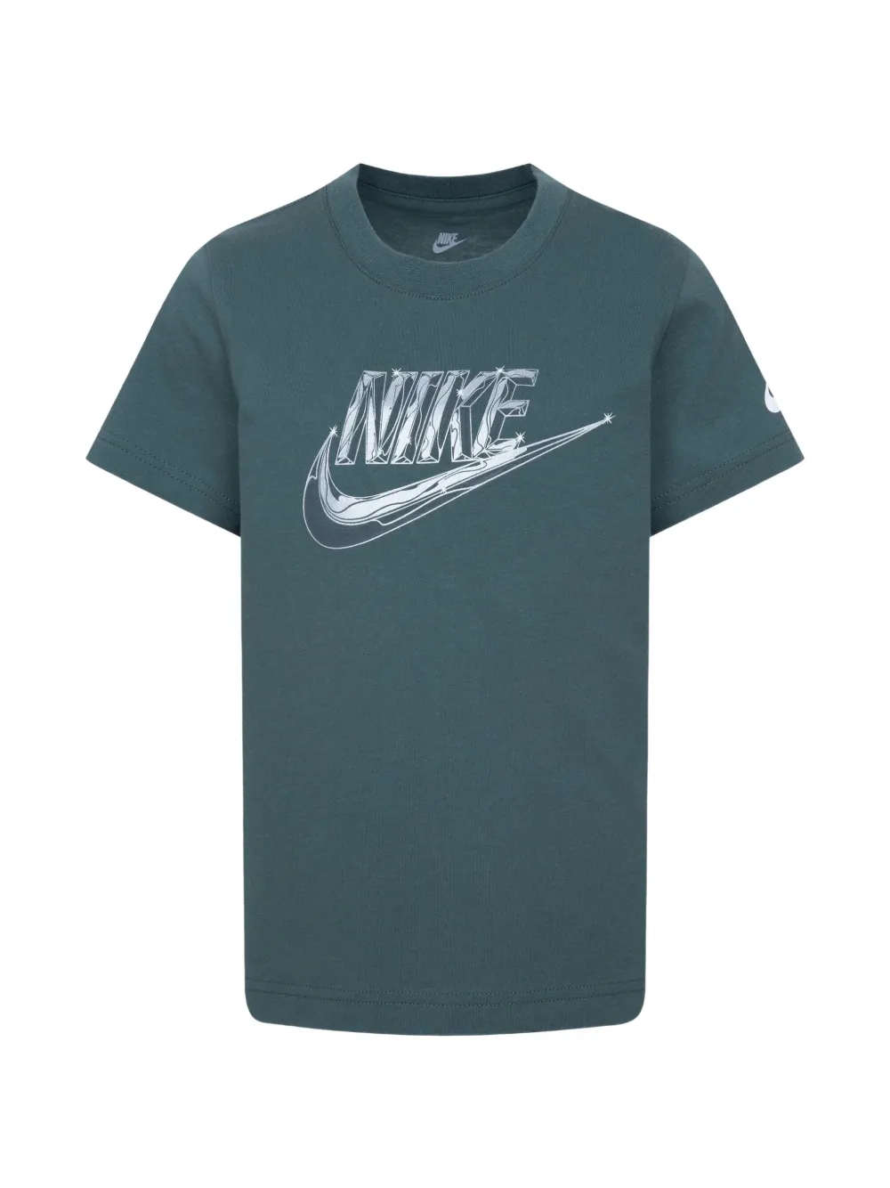 Nike Kids logo-print T-shirt - Grün