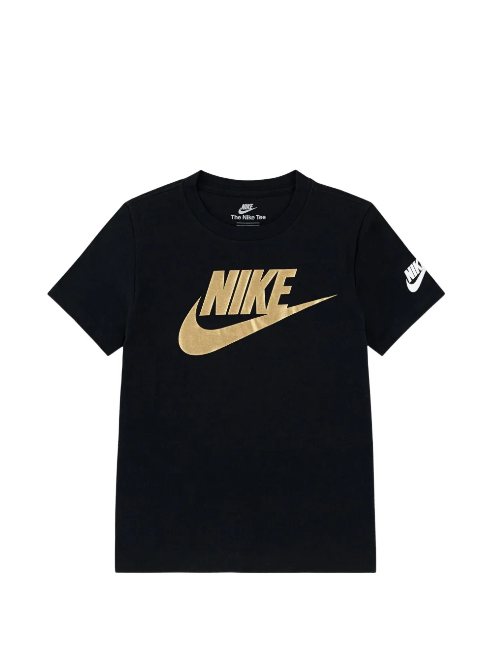 Nike Kids logo-print T-shirt - Schwarz