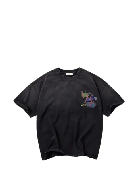 Vale Rock distressed graphic-print T-shirt