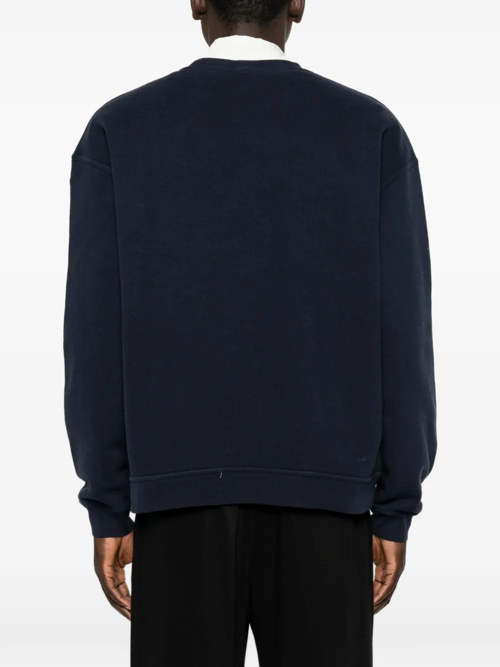 American Vintage Sweater met logoprint Blauw