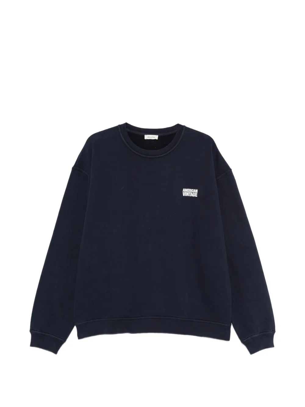 American Vintage logo-print sweatshirt - Blu