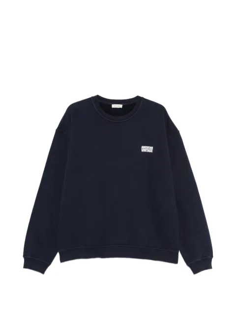 American Vintage logo-print sweatshirt