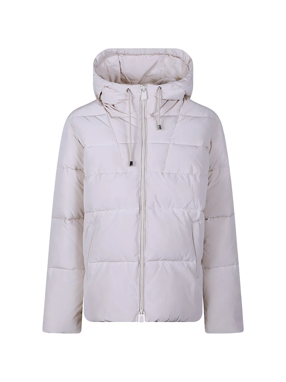 PINKO hooded quilted jacket - Nude