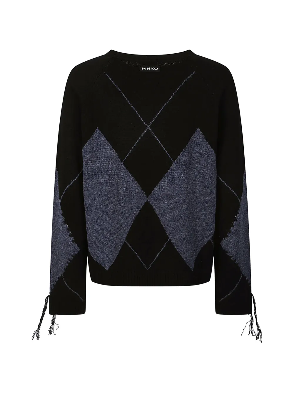 PINKO Maglione a rombi - Nero