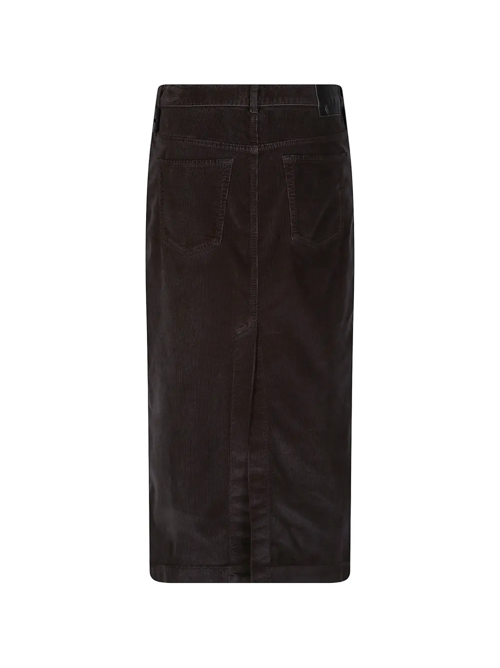 PINKO Ribfluwelen rok met ceintuur Bruin